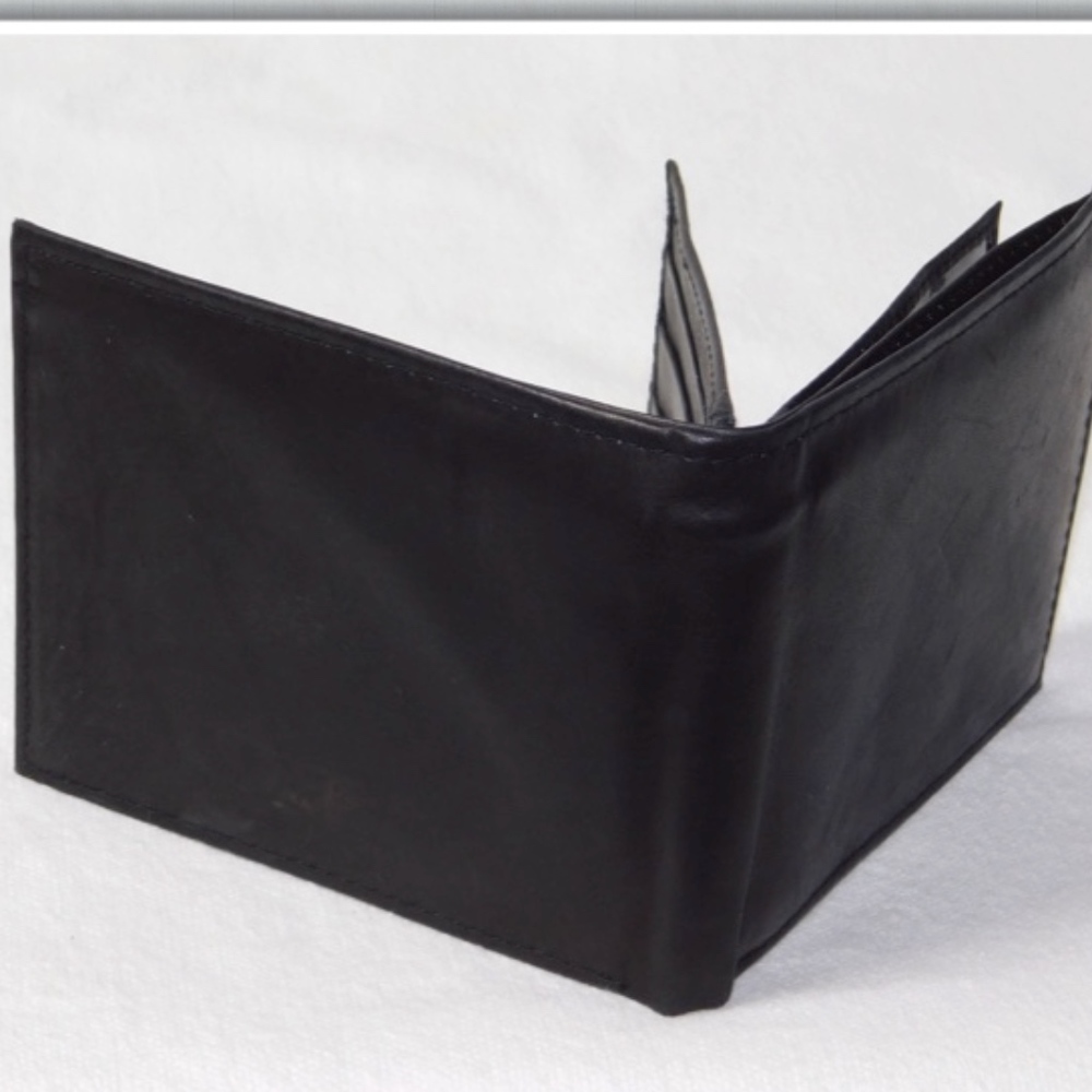 AFONiE Mens Leather Wallet Hybrid Bifold - Picture 5 of 8